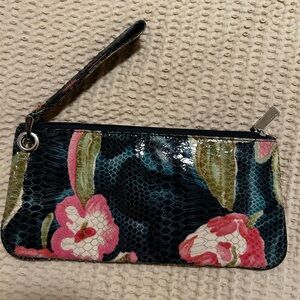 Floral Wristlet Clutch